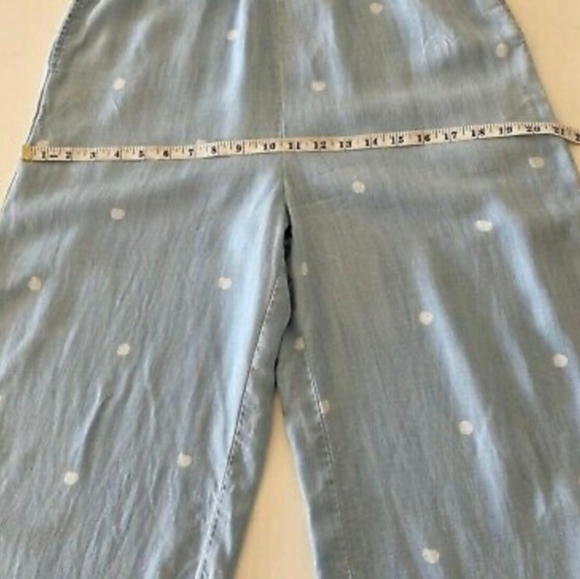 Cloth & Stone Polka Dot Chambray Jumpsuit - Picture 8 of 10